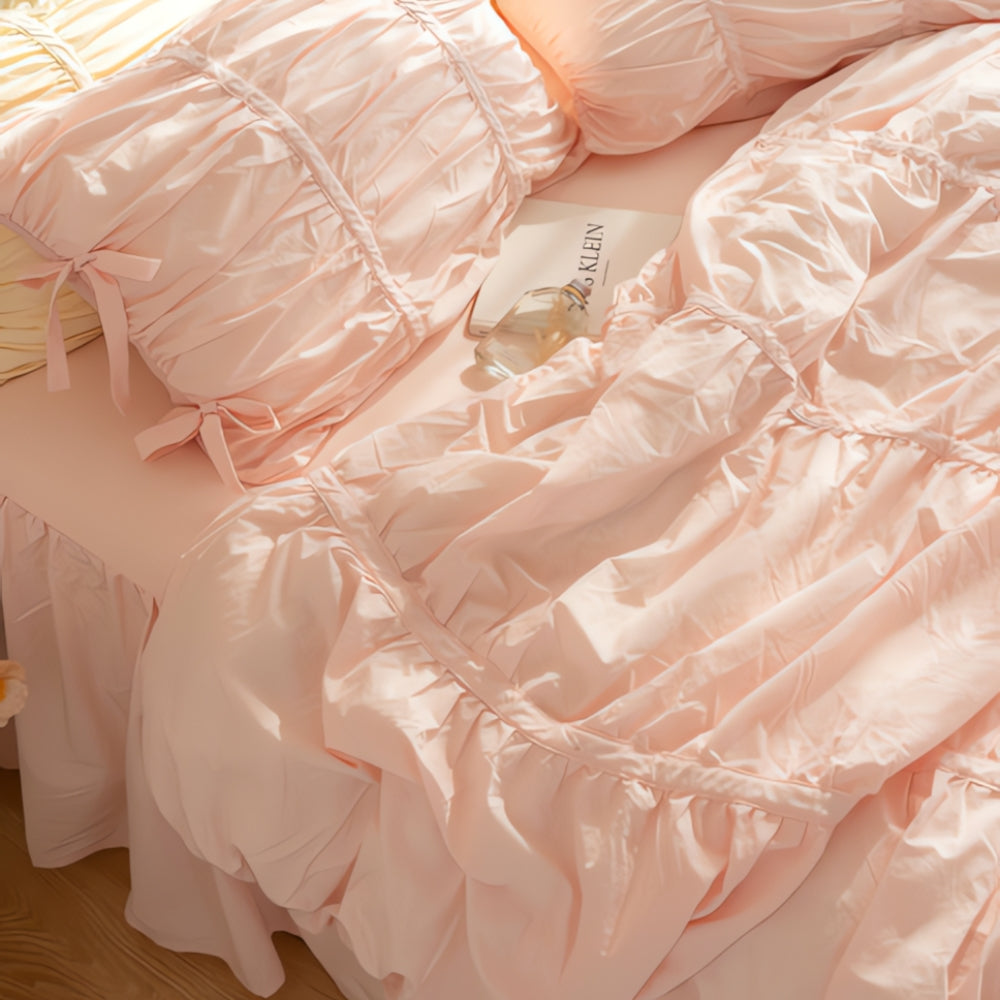 Prinzessin Amara Rüschenspitze Bettwäsche | 4-teiliges Set