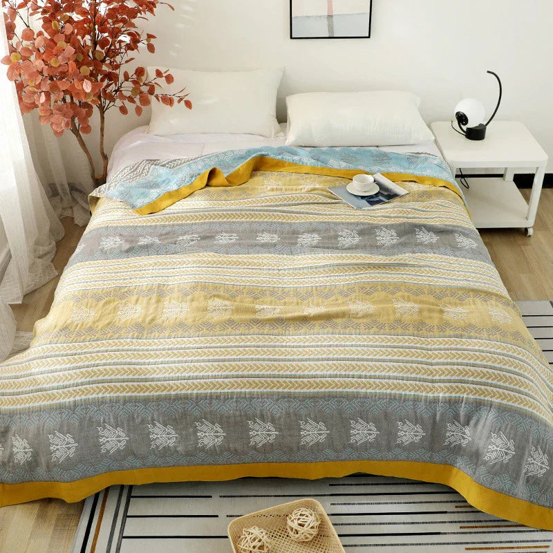 Wheatfield Dreams Wendeblanket aus Baumwolle