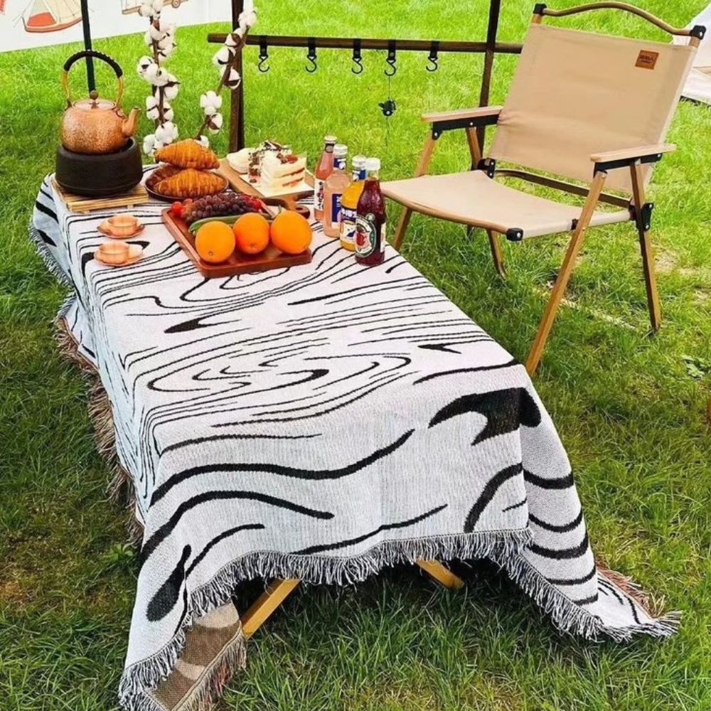 Marmor Gewebte Decke