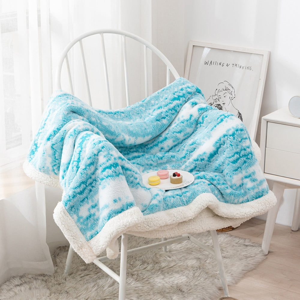 Seraphina Samt Sherpa Decke