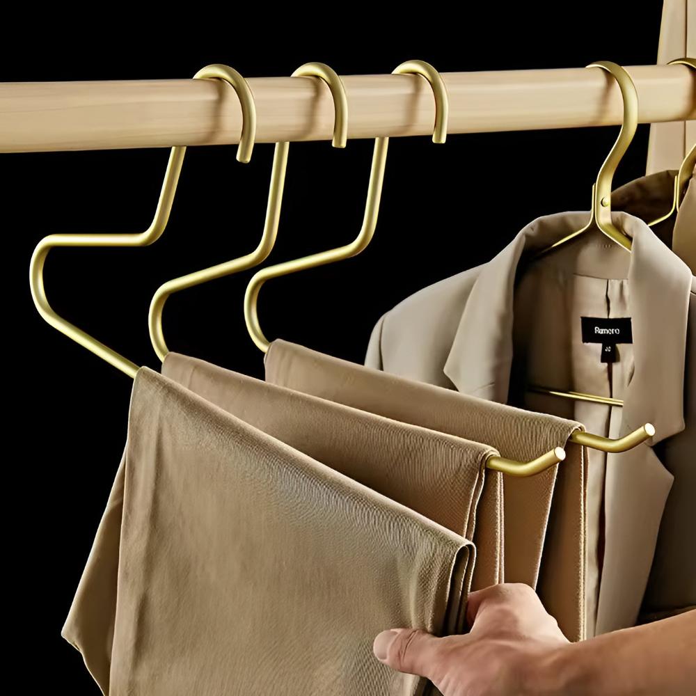 Minimalistische Metall Kleiderbügel | 5 Stück