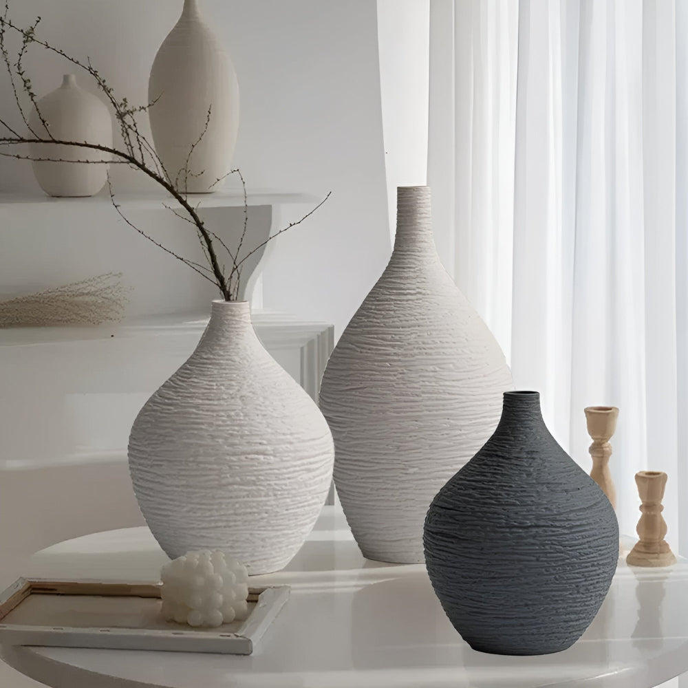Earthline Keramischer Artisan Vase