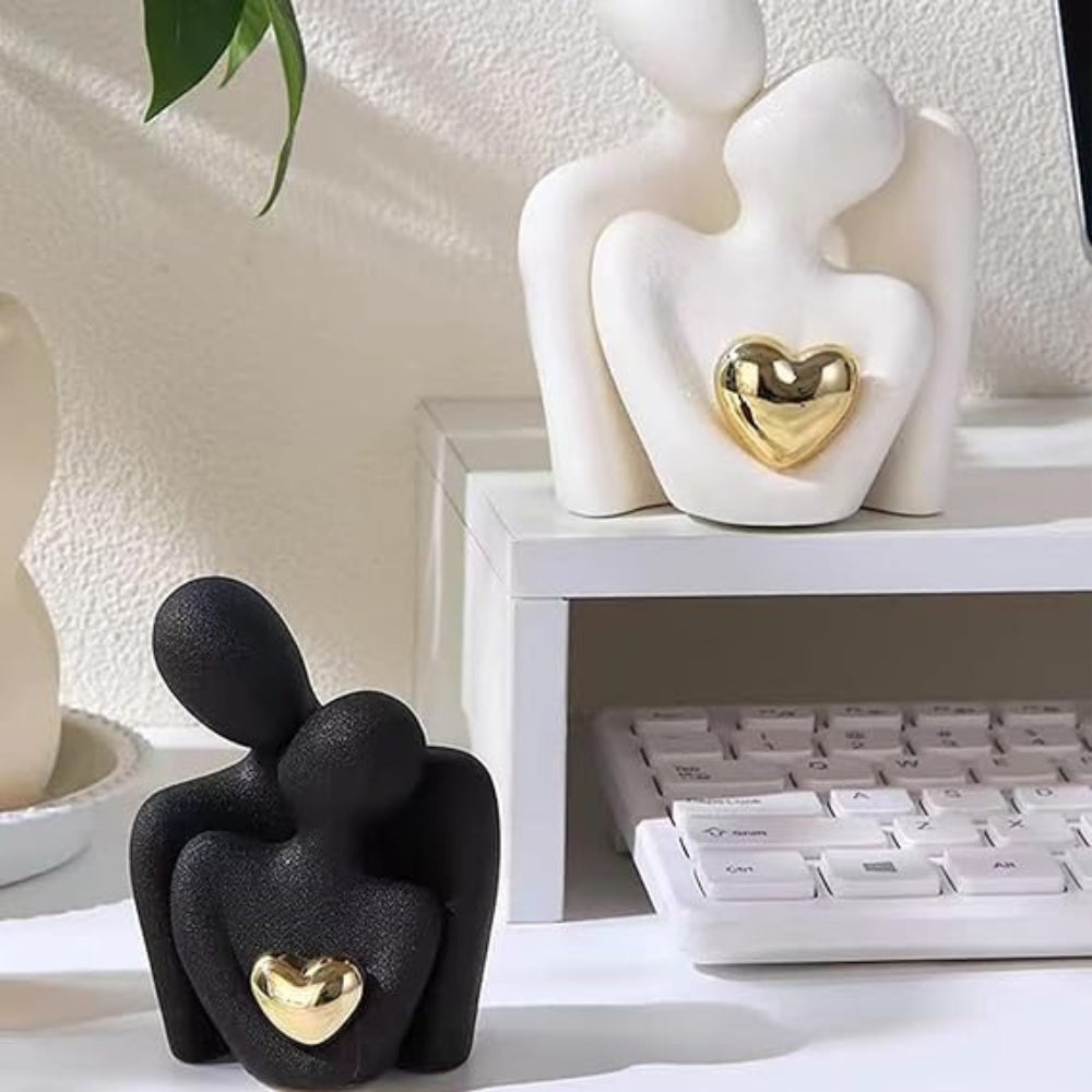 Abstrakte Liebende Sentimentale Figur
