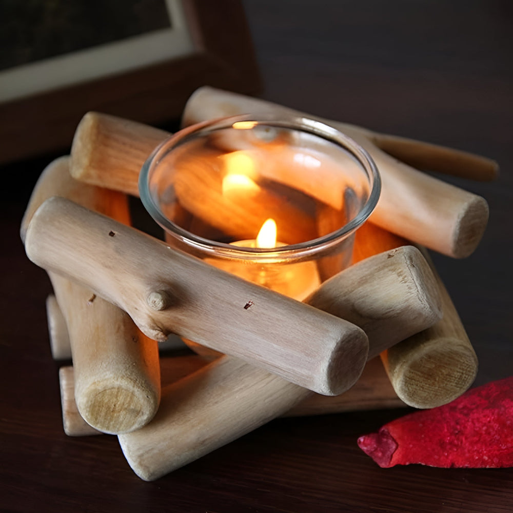 Driftwood Haven Kerzenhalter