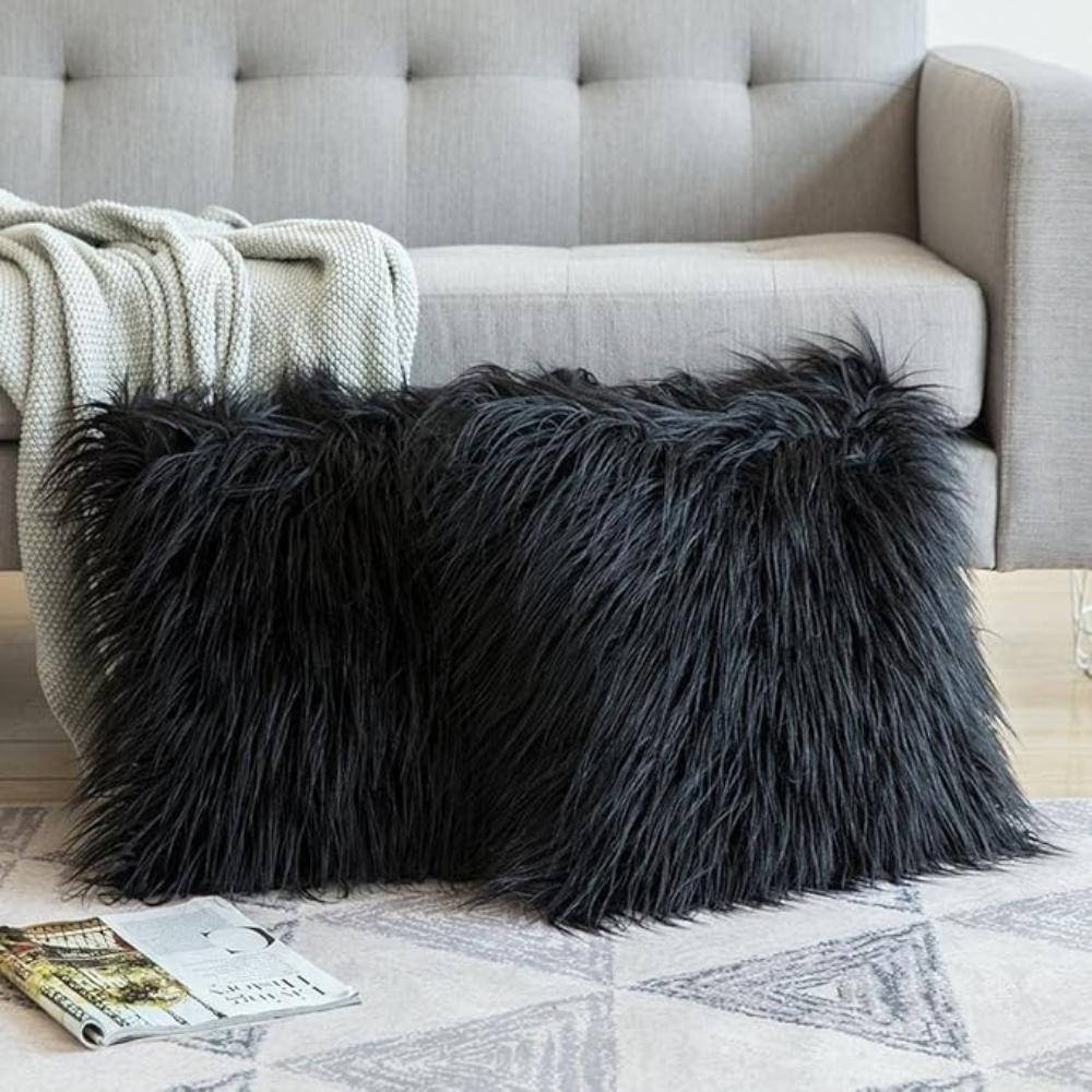 Flauschiger Chic Kissenbezug