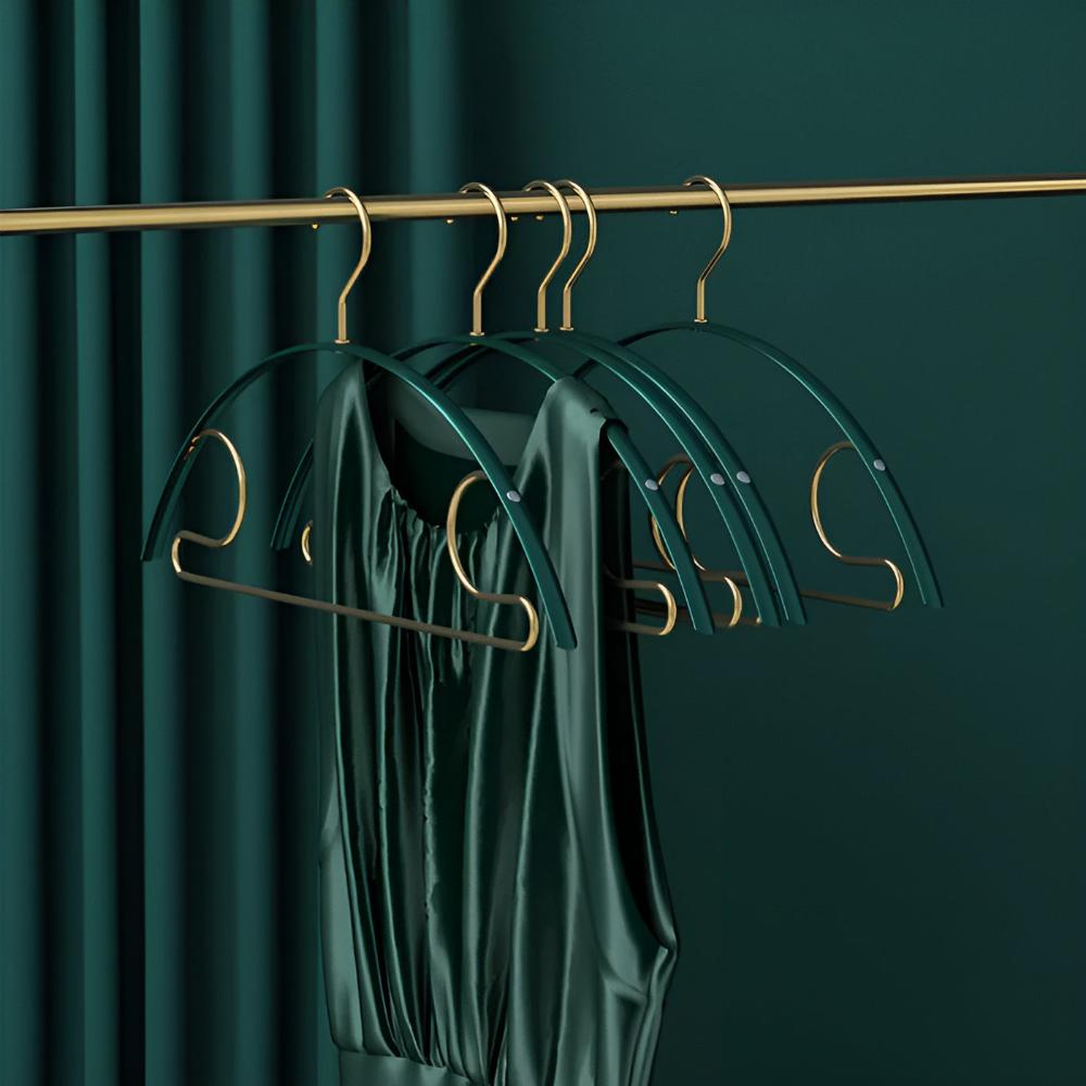 Opulente Aluminiumkleiderbügel | 5 Stück