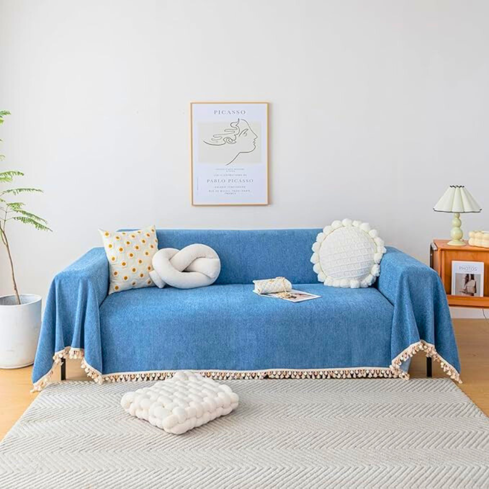 Elegante Plüsch-Sofa-Decke Schutz