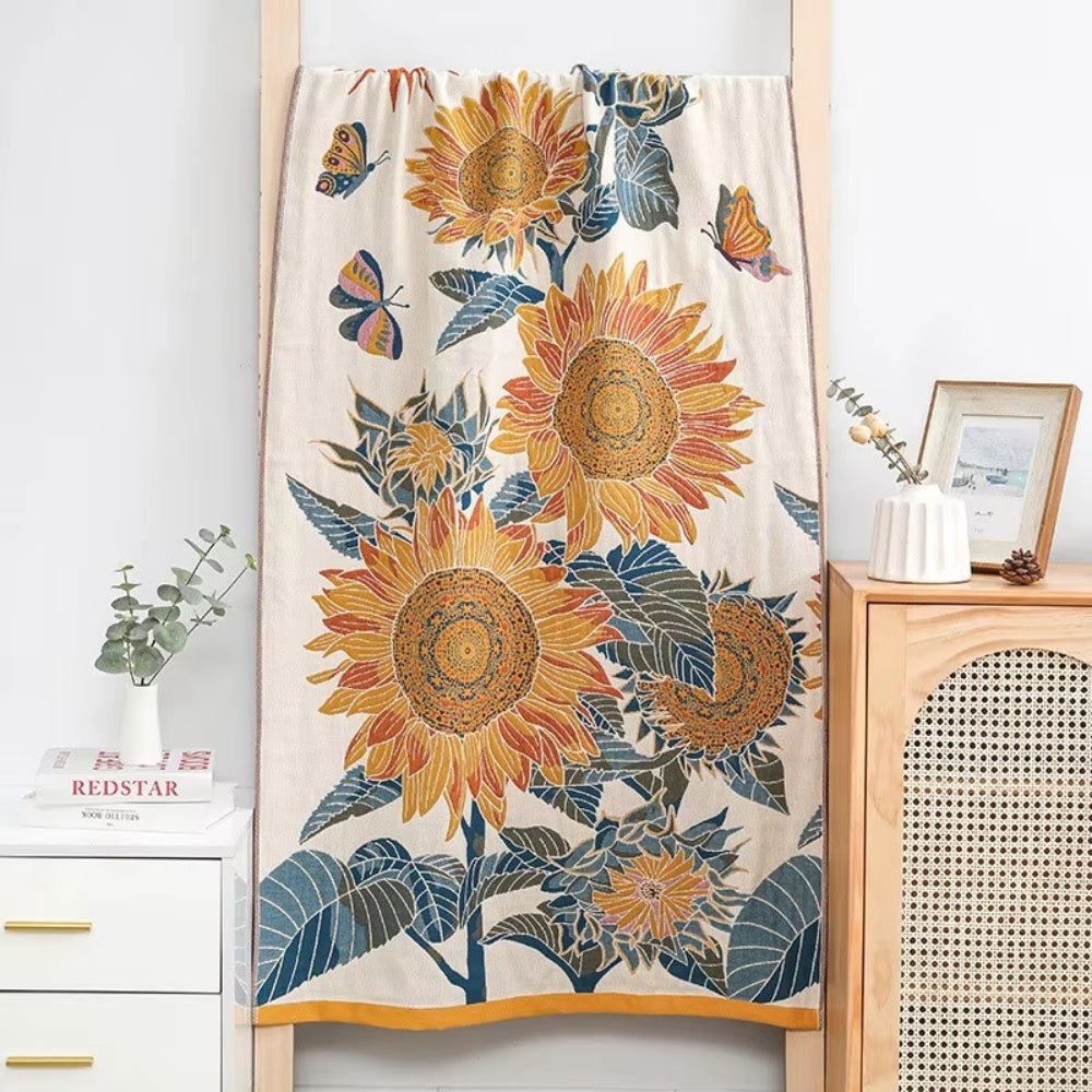 Savanna Bloom Baumwoll-Badetuch