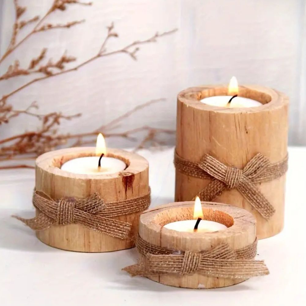 Bamboo Essence Kerzenhalter | 3 Sets