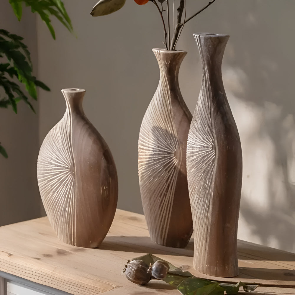 Sierra Grove Holzvase
