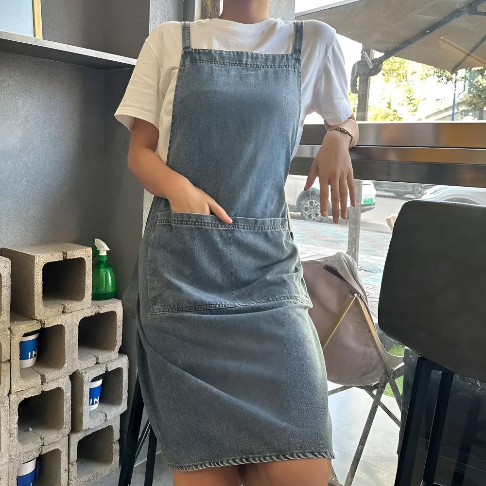 Premium Denim Schürze