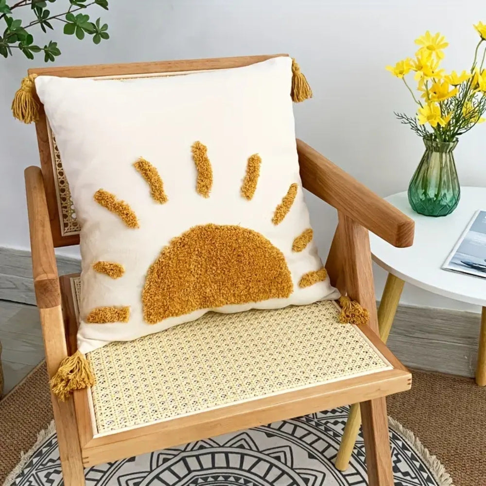 Sonnenaufgang Glück Boho Kissenbezug