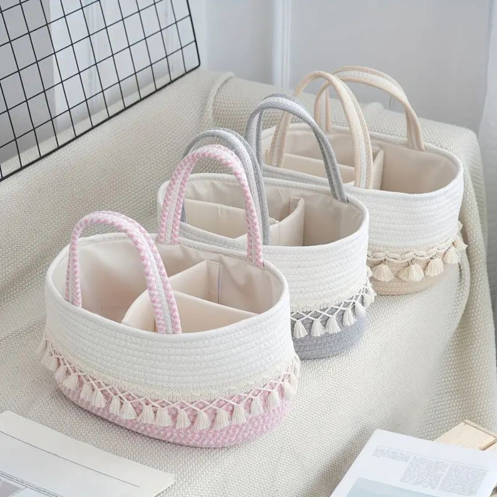 Baby Caddy Organizer mit Spitzenrand