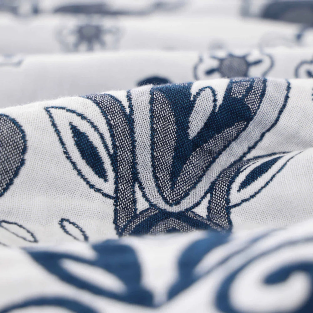 Paisley Traum Baumwoll Quasten Decke