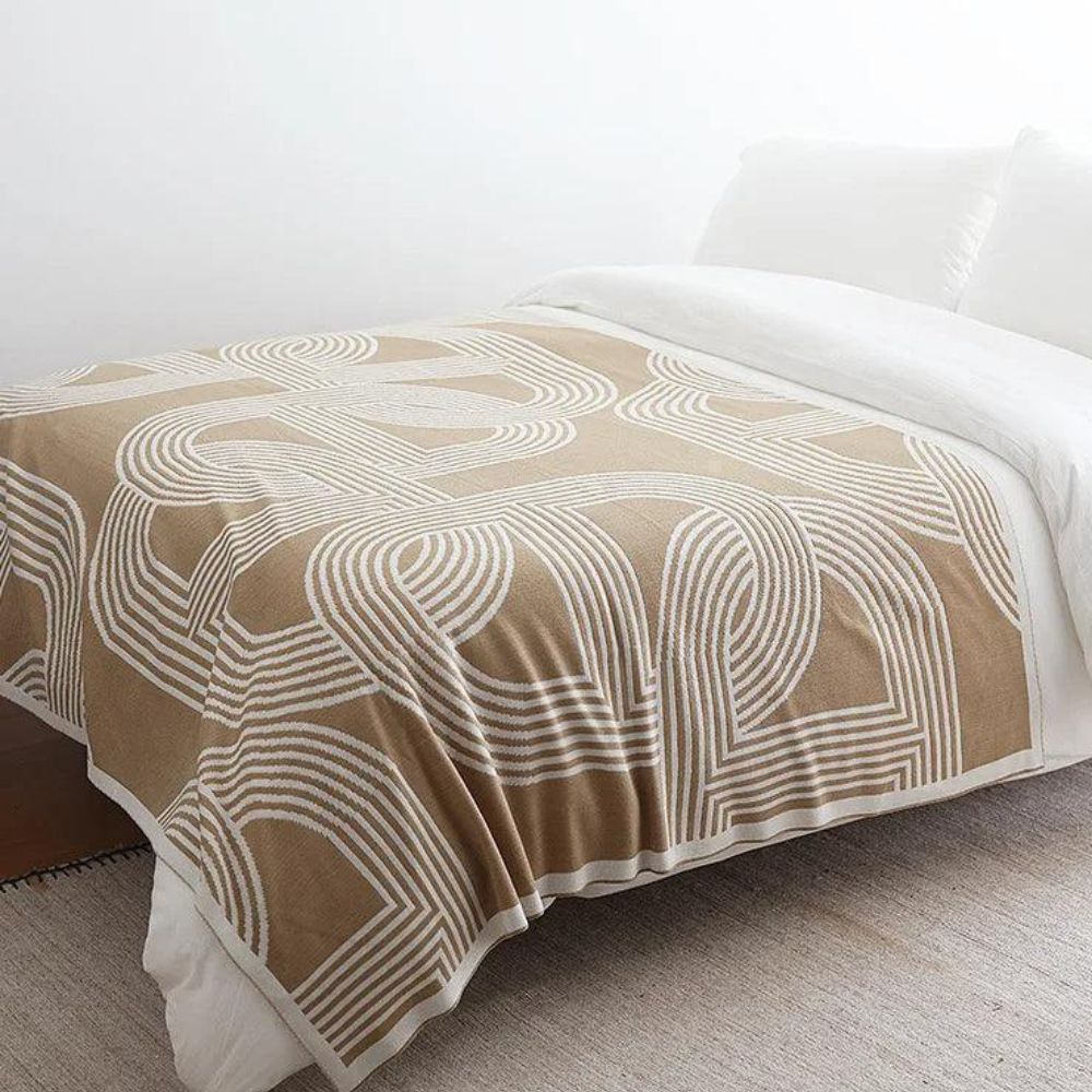 Snuggle Maze Strickdecke