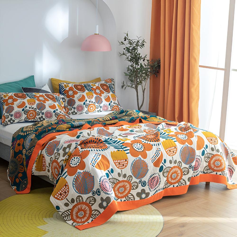 Boho Cartoon Blumen-Decke