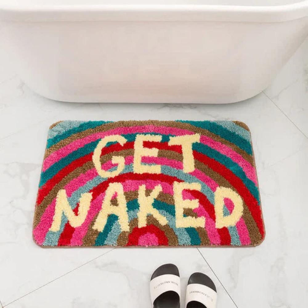 Ultra-weiche "GET NAKED" Badematte