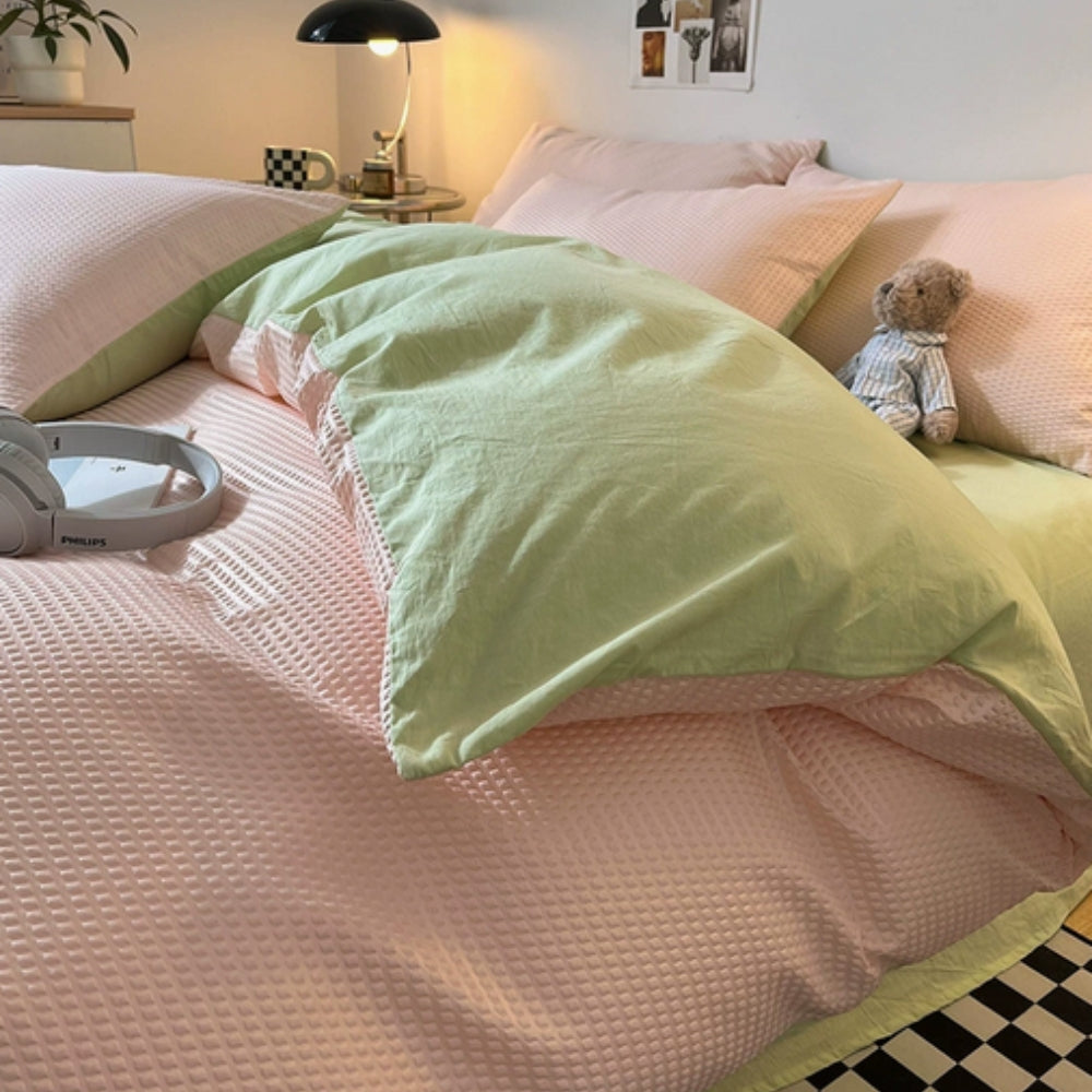 Beaumont Ultra-Soft Waffle Bettwäsche Set | 3-teiliges Set
