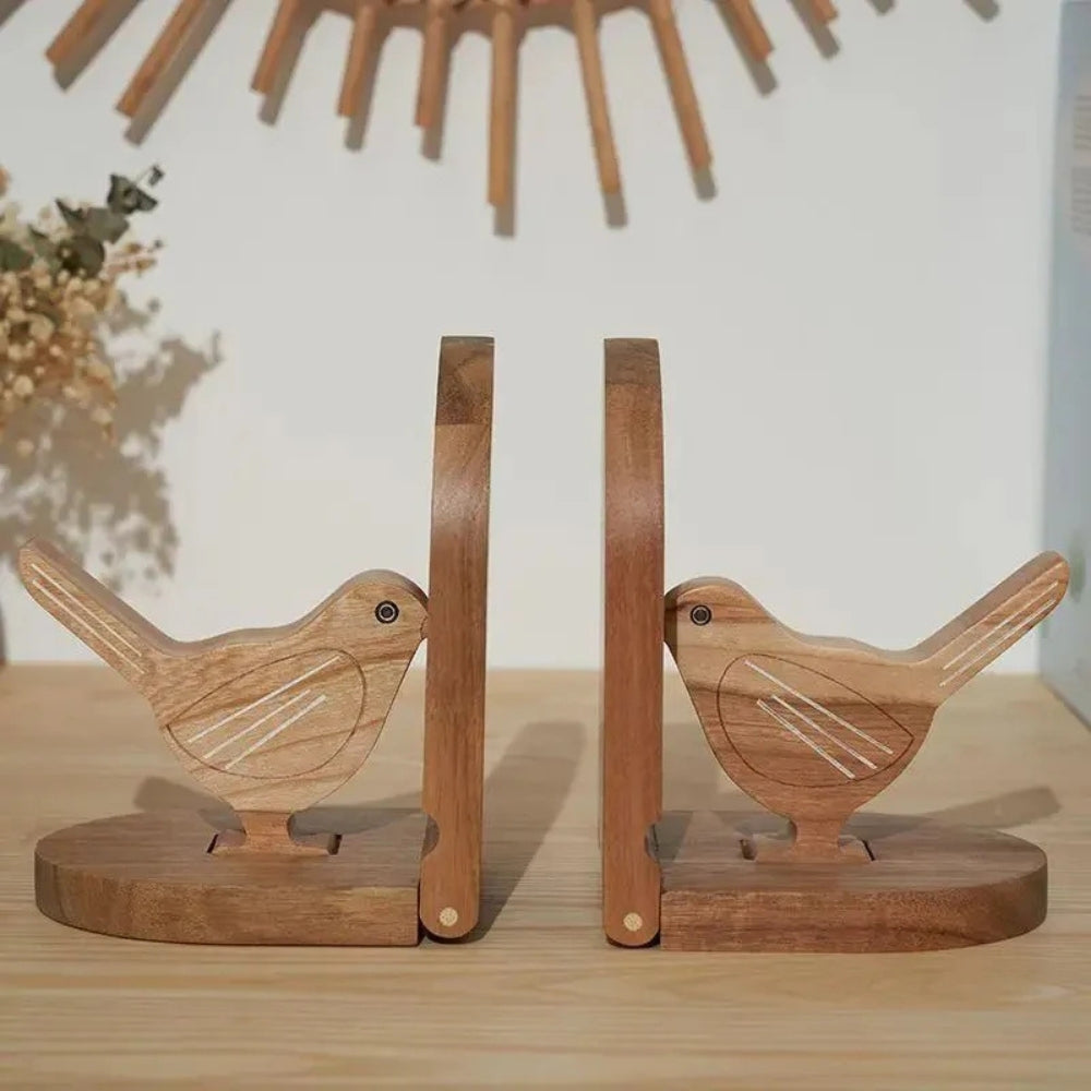 Sperling Vogel Holz Multifunktionale Buchstützen
