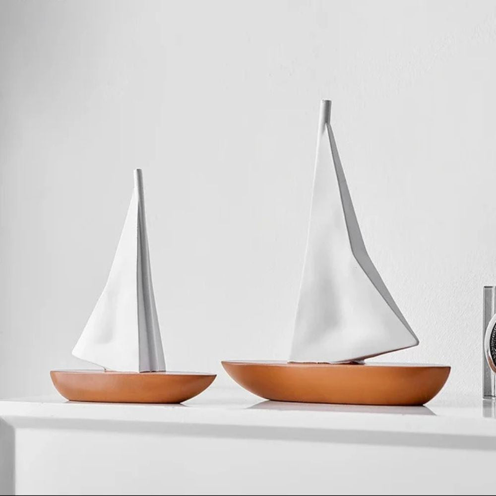 Himmlische Drift Segelboot Dekor