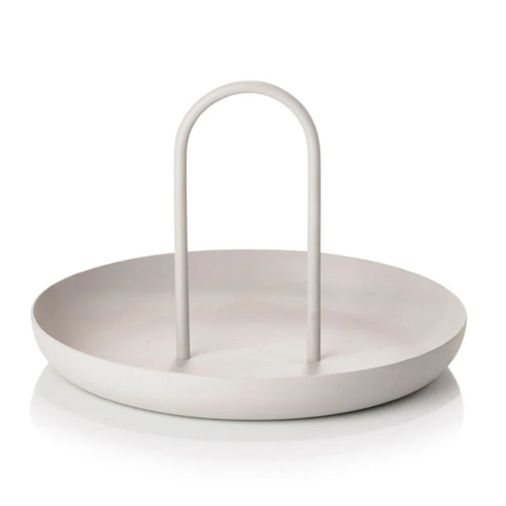 Chic Rundes Aufbewahrungstablett Organizer