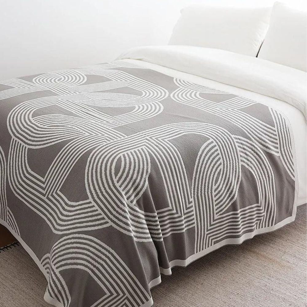 Snuggle Maze Strickdecke