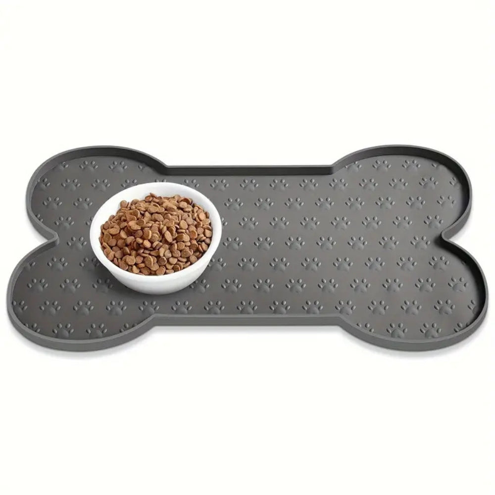 Knochenförmige Silikon-Fressmatte für Haustiere