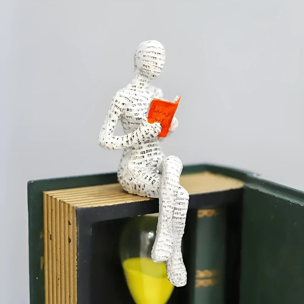 Frau Lesende Regaldekoration