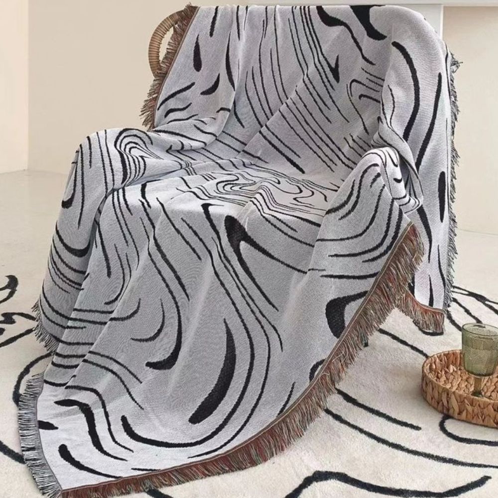 Marmor Gewebte Decke