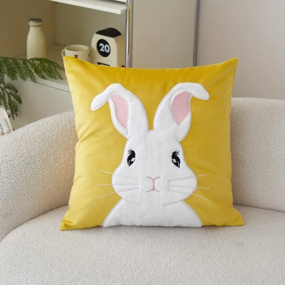 Appliqué Ostern Hase Kissenbezug