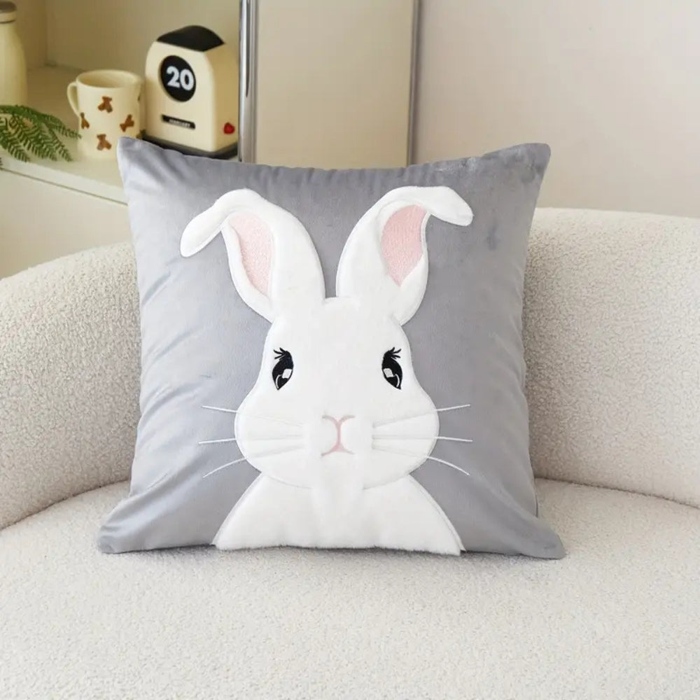Appliqué Ostern Hase Kissenbezug