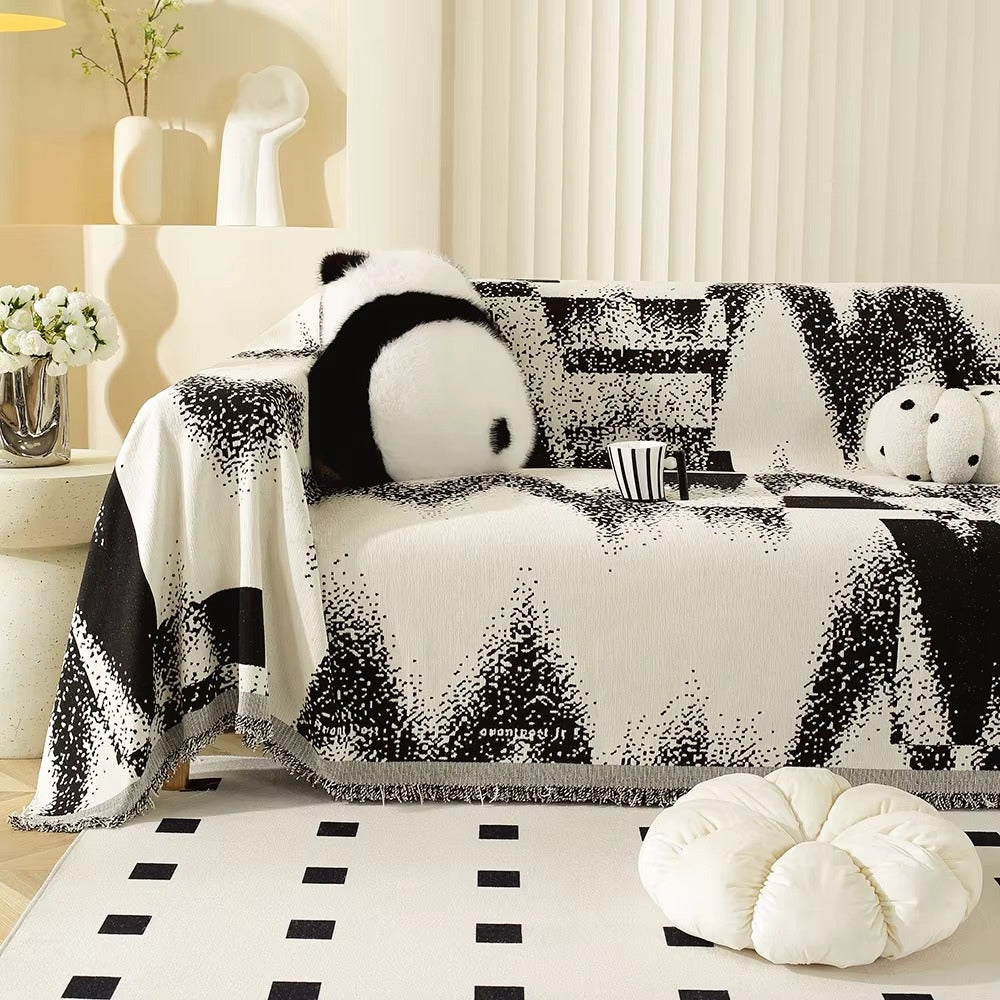 Avantgarde Abstract Chenille Sofabezug