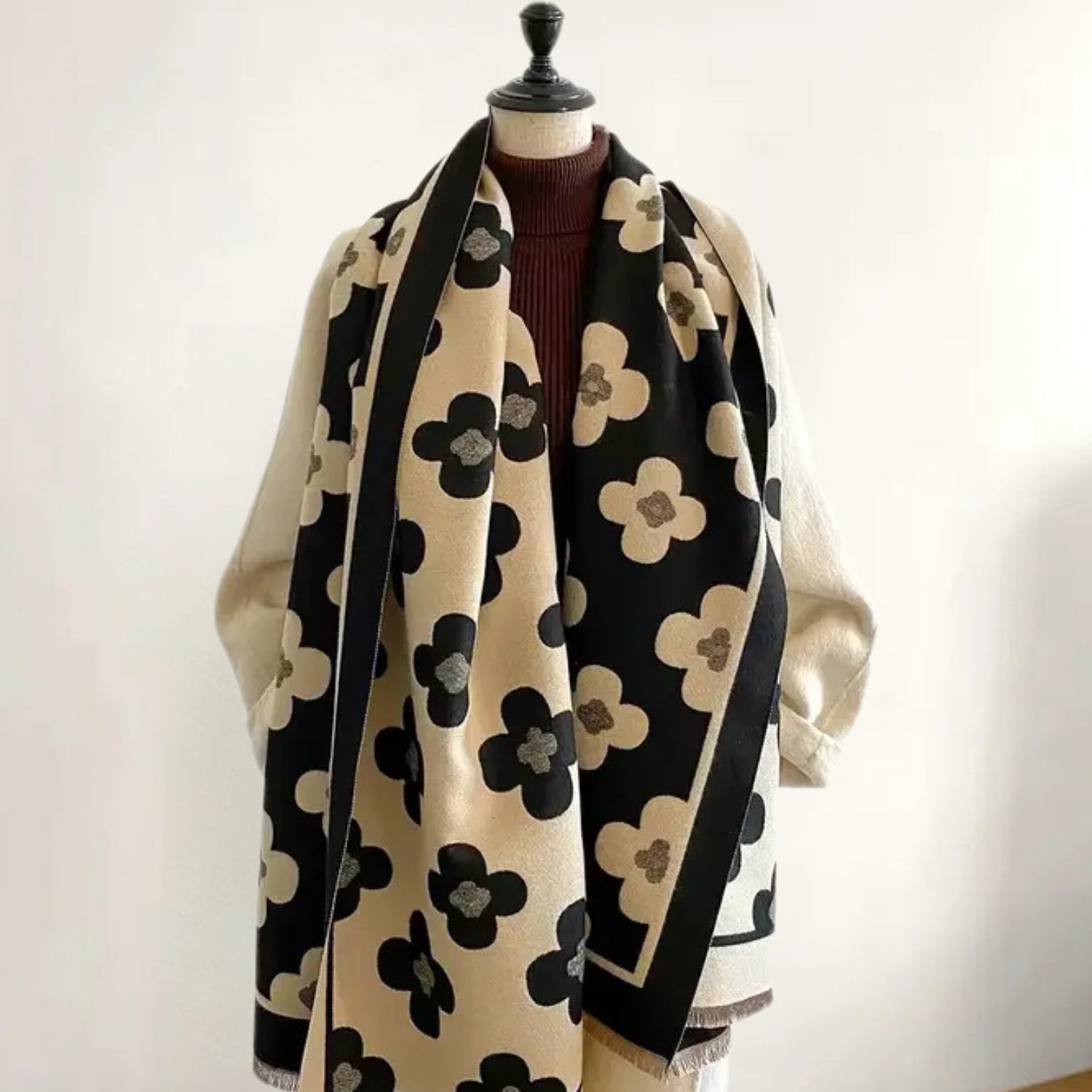 Bloom Klassischer Floral Winter Schal
