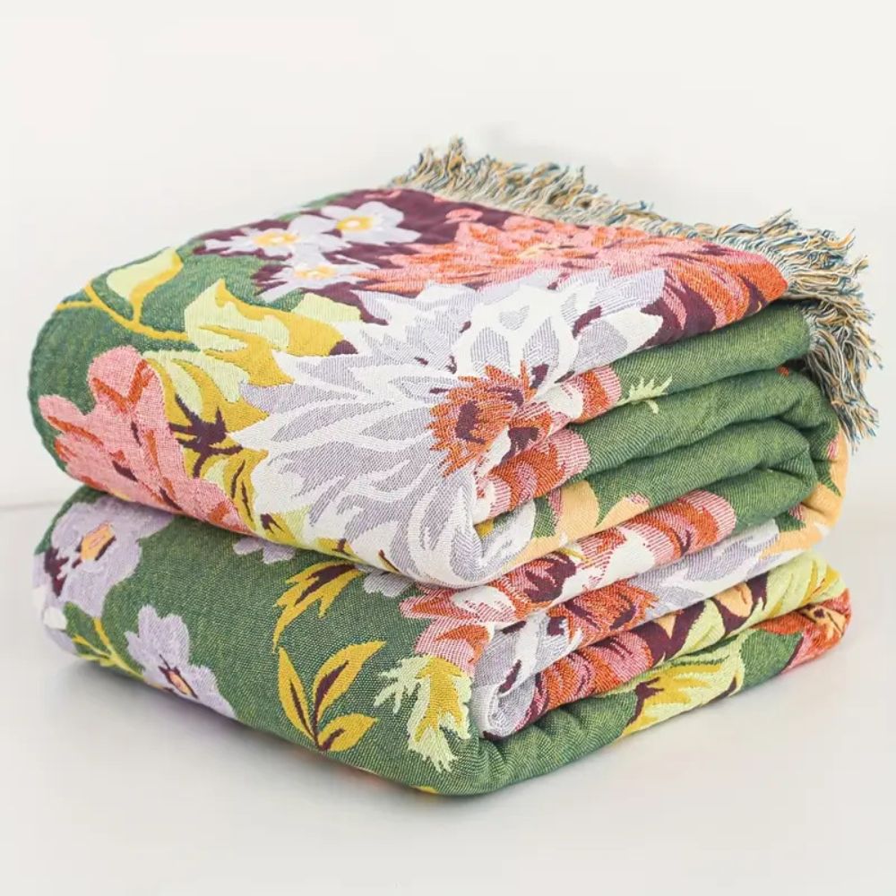 Bloomline Baumwoll-Blumen-Decke