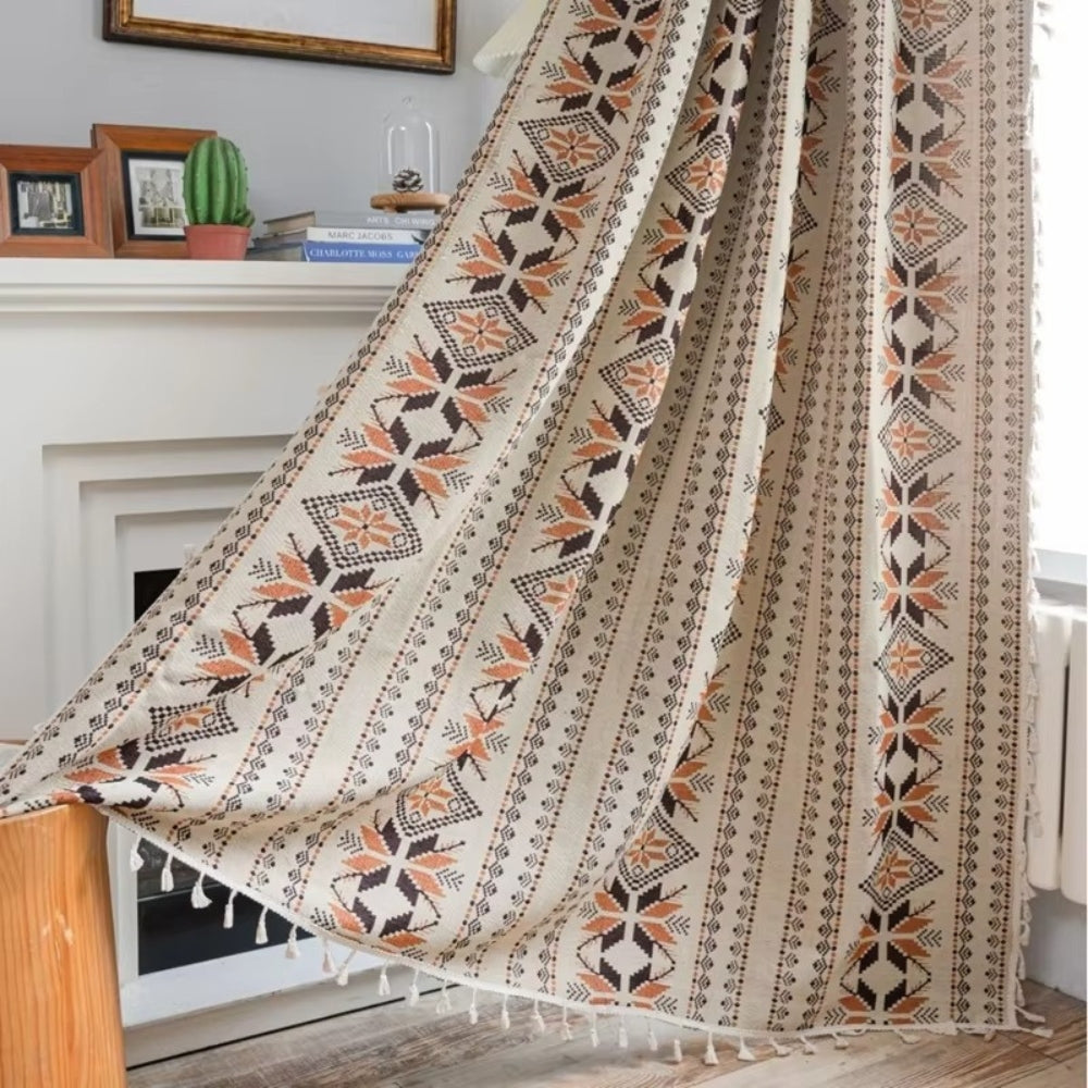 Bohemian Geometrische Halbverdunkelungsvorhang