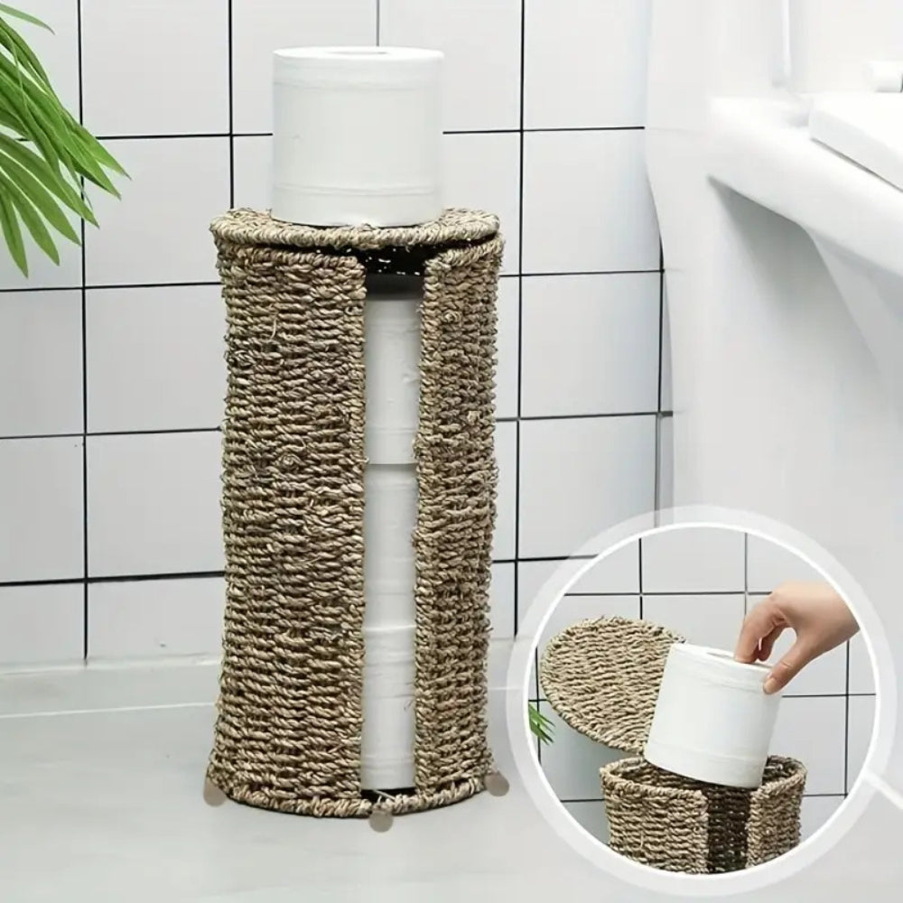 Geflochtener Seil-Toilettenpapierhalter