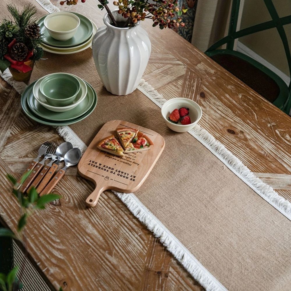 Jute Charme Boho Tischläufer