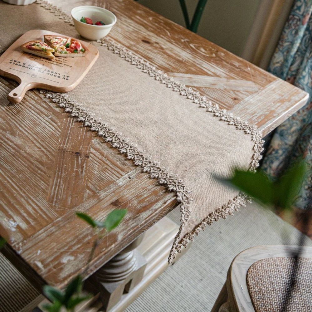 Jute Charme Boho Tischläufer