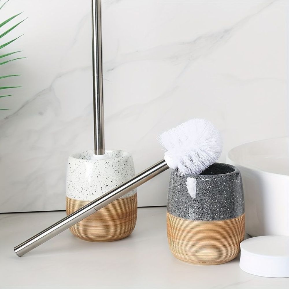 Elegantes Badezimmer Toilettenbürsten- und Halter-Set