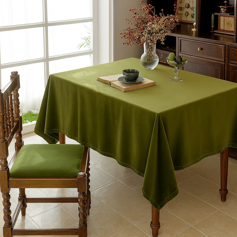 Château Olive Samt Tischdecke