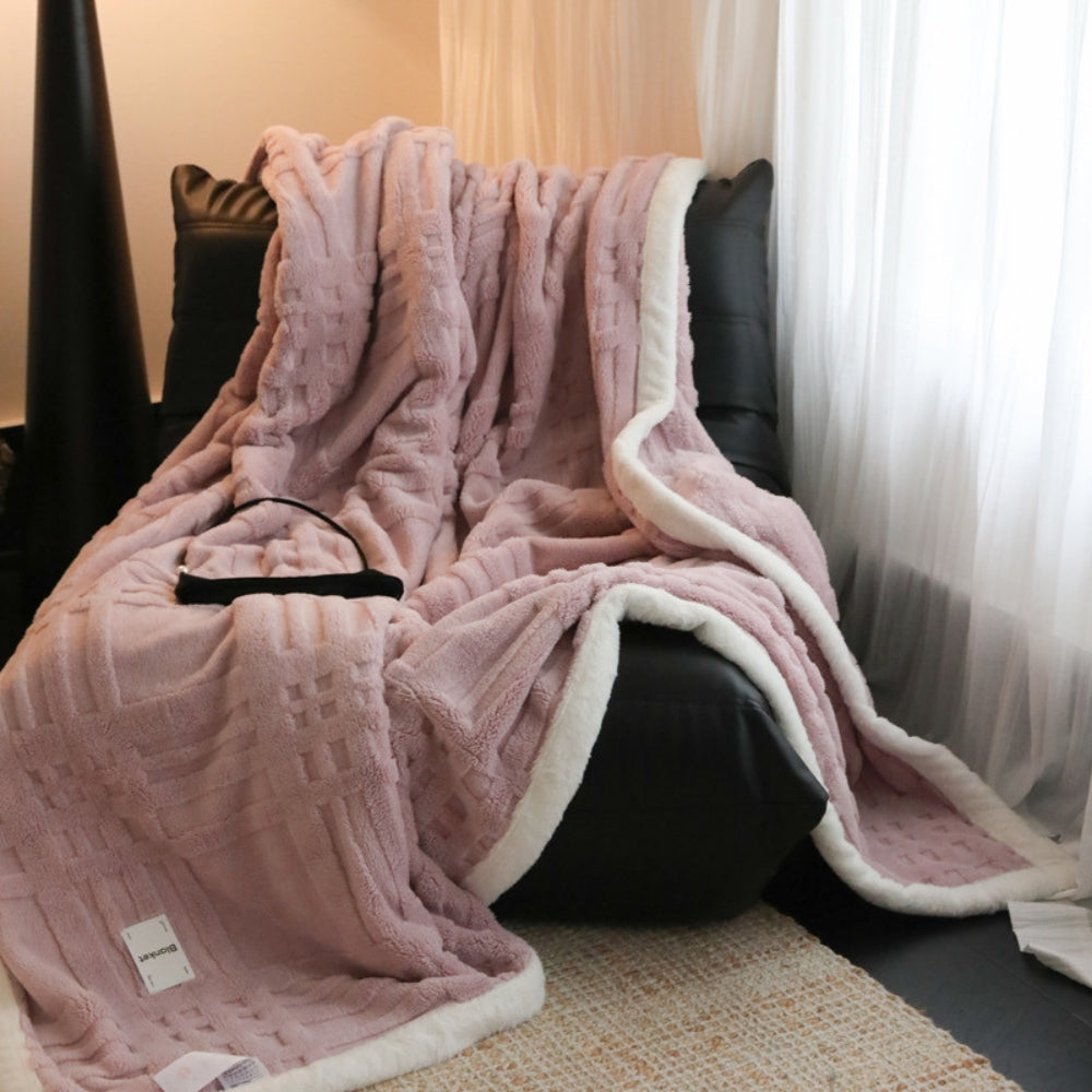 Cosmo Fluffy Winter Dreidimensionales Warmes Blanket
