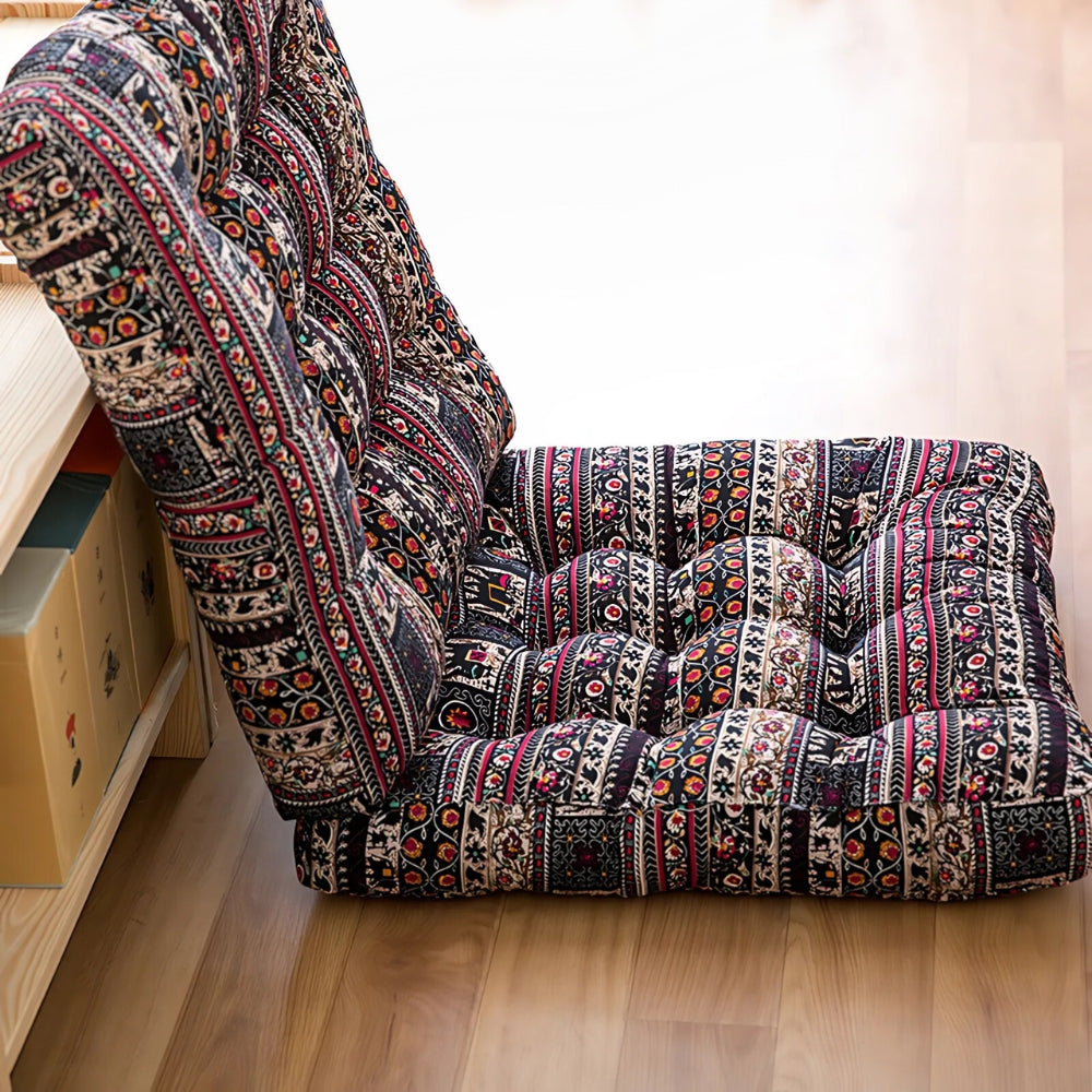 Bohemian Quadrat Kissen Sitzpolster