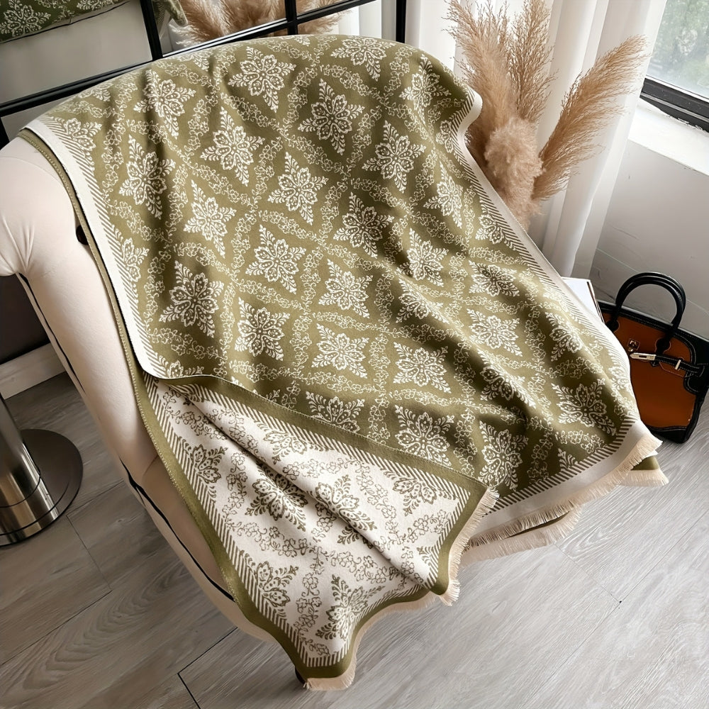 Elara Damask Druck Schal Stola