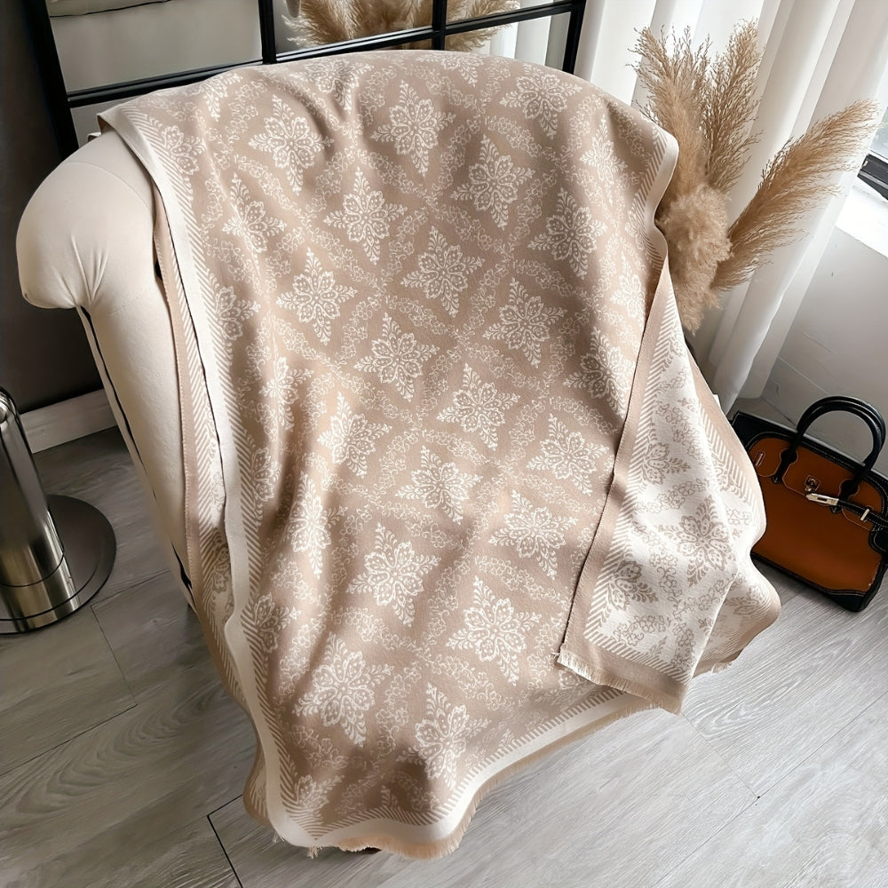 Elara Damask Druck Schal Stola