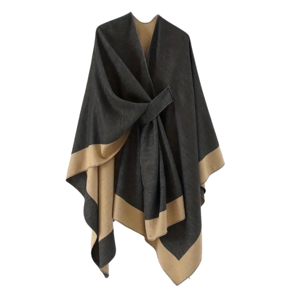 Emiree Stilvoller Drapierter Poncho
