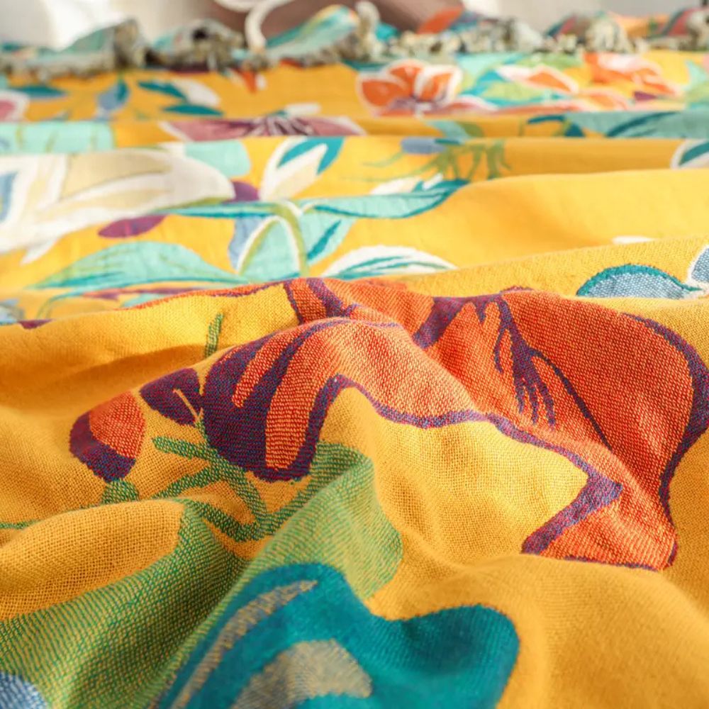 Festival Tropics Baumwolldecke