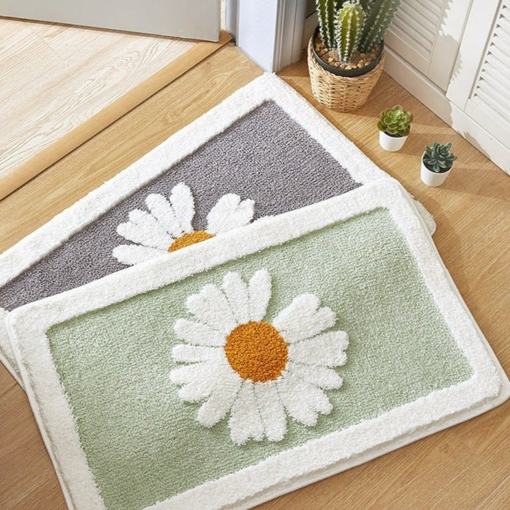 Fleur Plüsch Floral Badteppich