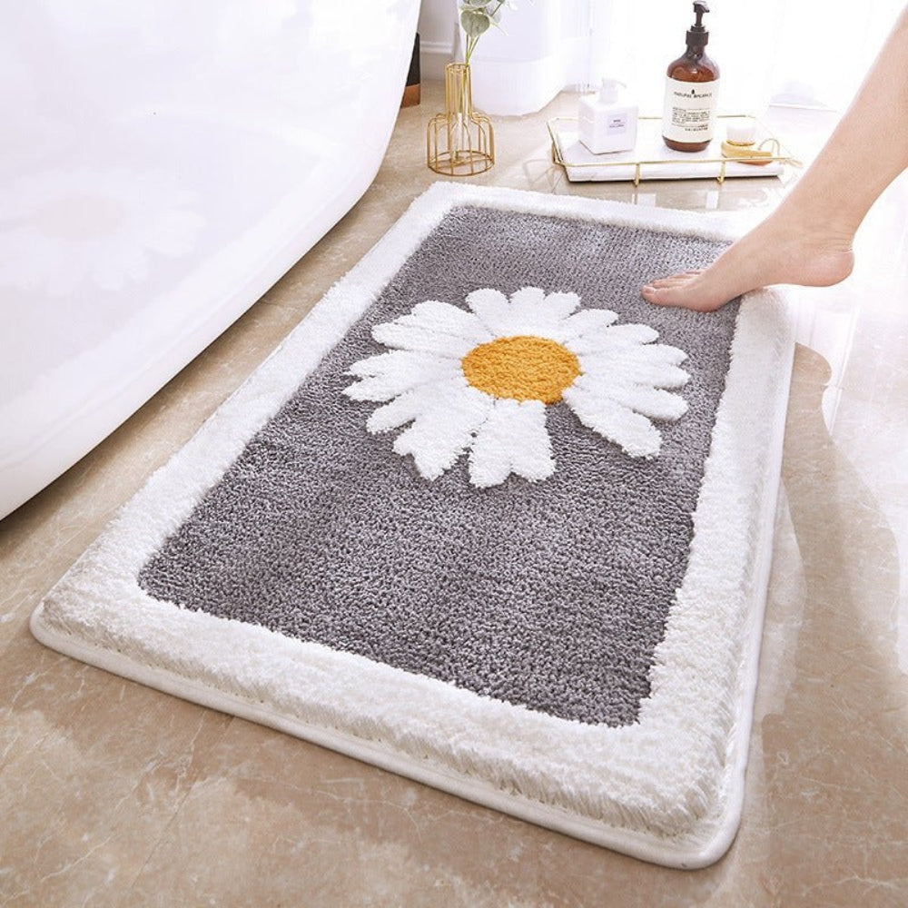 Fleur Plüsch Floral Badteppich