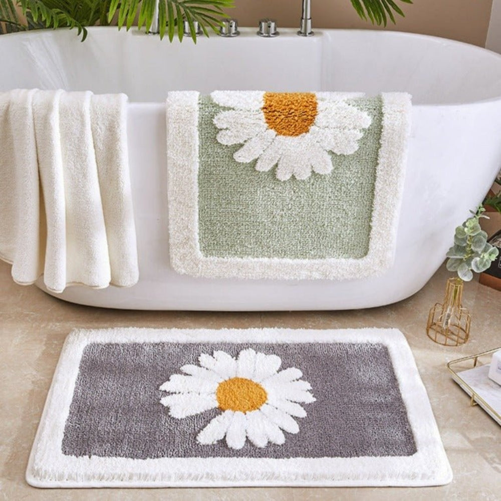 Fleur Plüsch Floral Badteppich