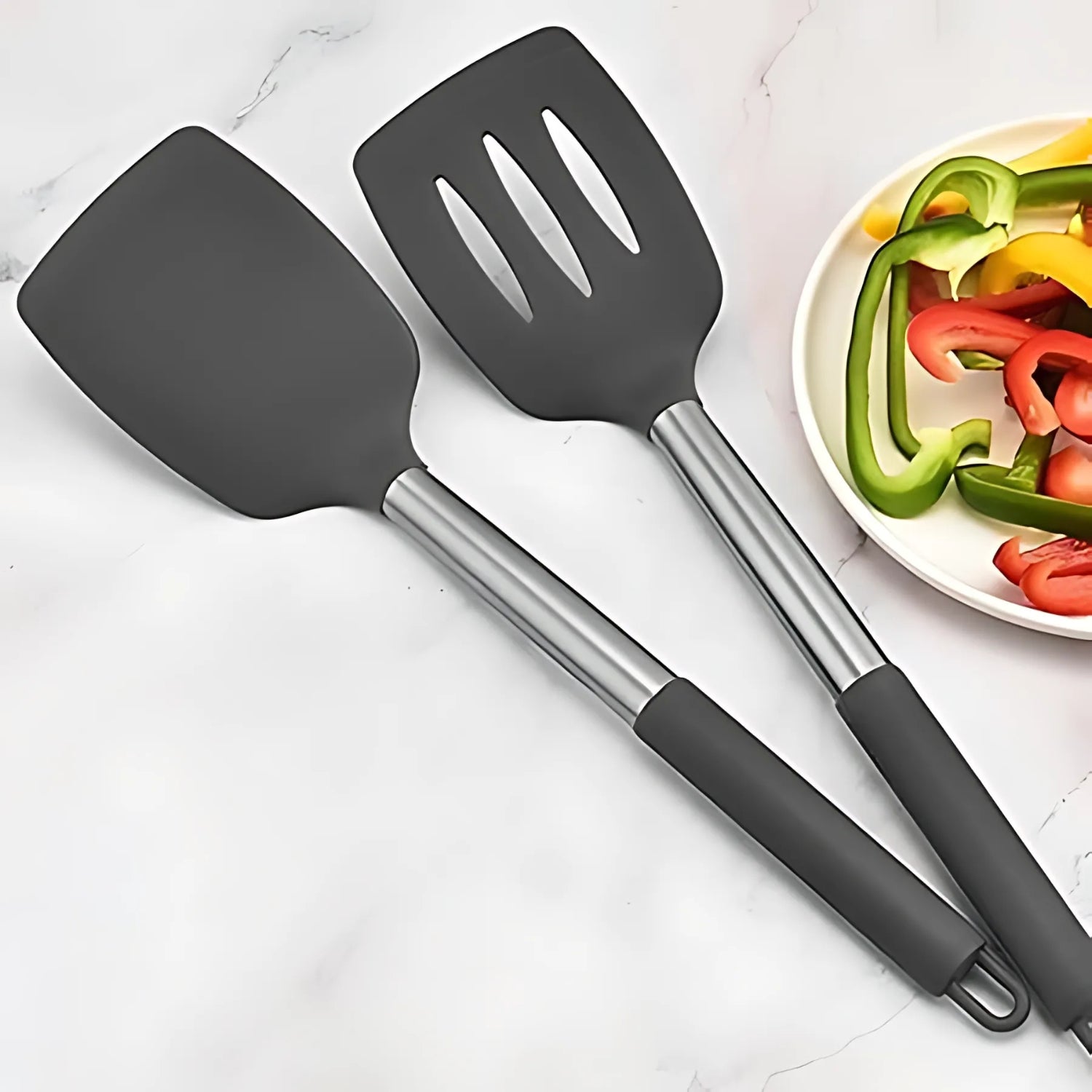 FlexiChef Silikon Küchenutensilien Set | 3-teilig